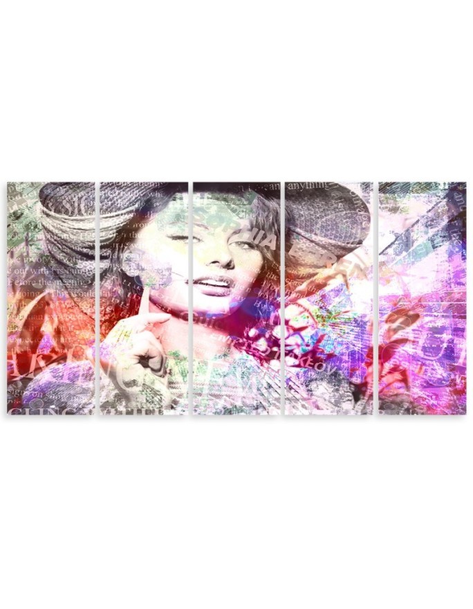 Modern canvas print - Sophia Loren | FEEBY