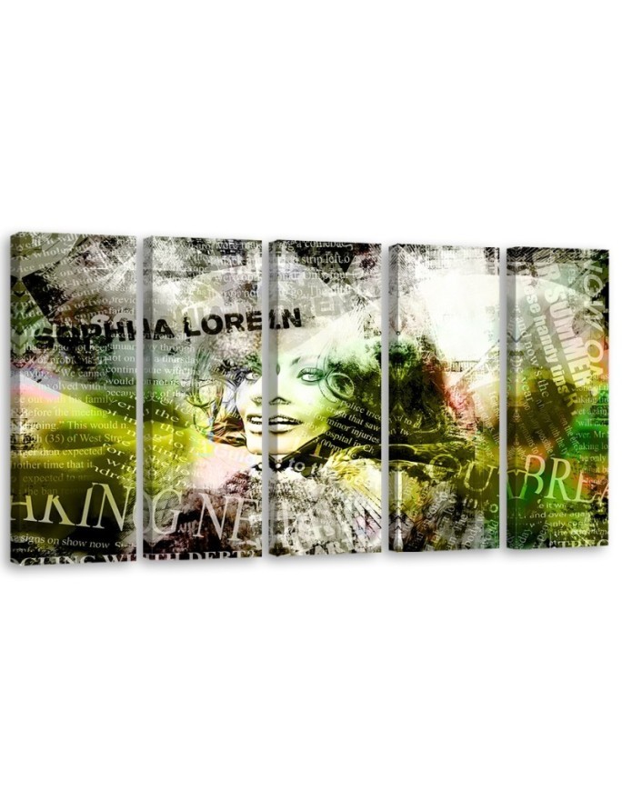 Modern canvas print - Sophia Loren | FEEBY