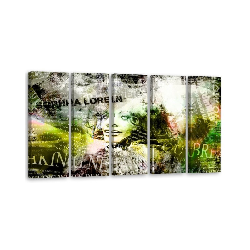 Modern canvas print - Sophia Loren | FEEBY