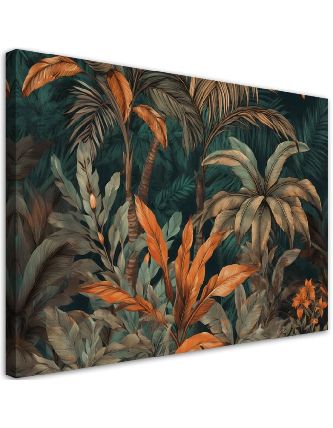 Canvas print Palms in the...