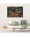 Modern painting on canvas - Palm trees in a jungle landscape | FEEBY