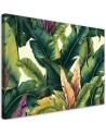 Bedroom painting for wall - Colourful tropical leaves | FEEBY