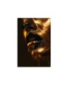 Wall painting - Woman Mouth Gold | FEEBY