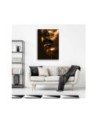 Wall painting - Woman Mouth Gold | FEEBY
