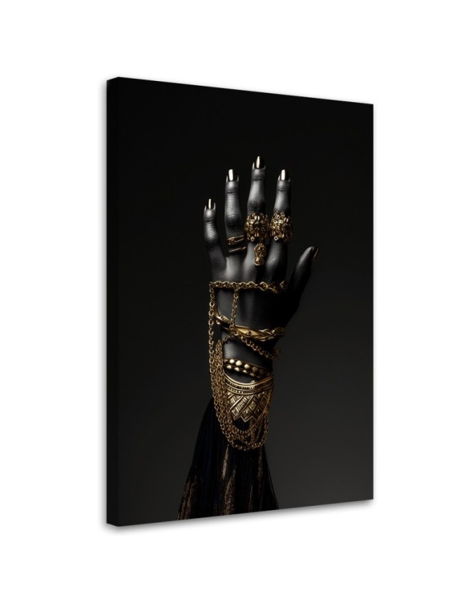 Picture on canvas - Gold jewellery | FEEBY