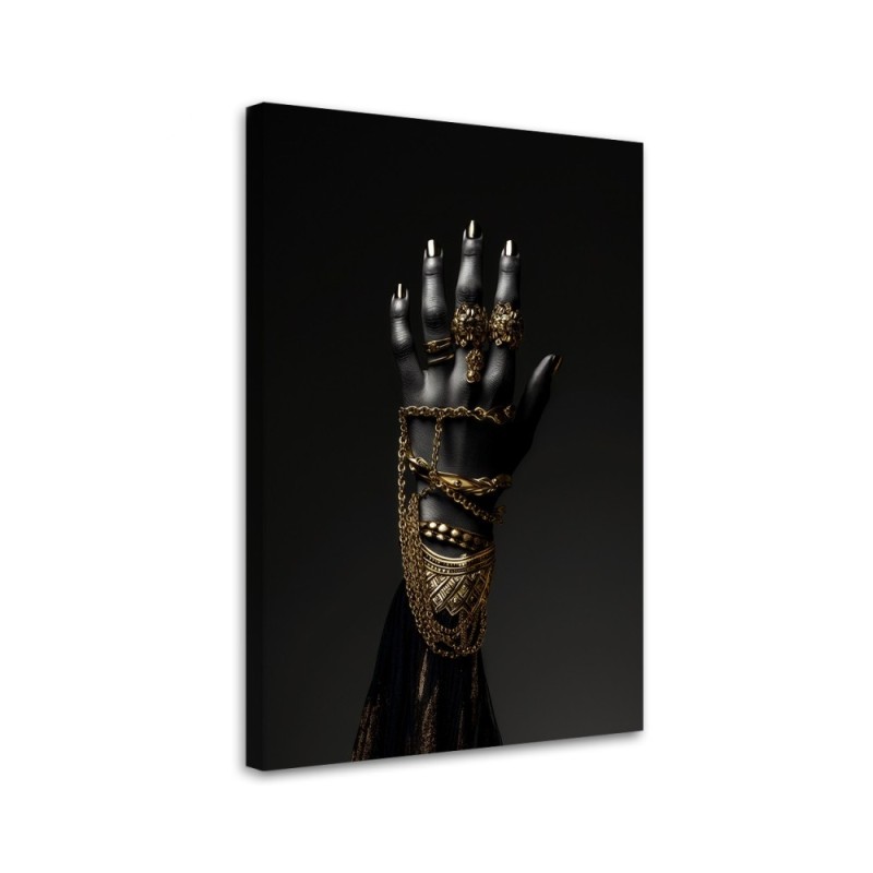 Picture on canvas - Gold jewellery | FEEBY