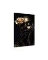 Stylish canvas print - Woman Gold Glamour | FEEBY