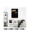 Stylish canvas print - Woman Gold Glamour | FEEBY