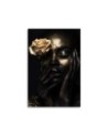 Stylish canvas print - Woman Gold Glamour | FEEBY