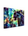 Modern canvas print - Black Panther Abstraction | FEEBY