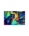 Modern painting for living room - Panther Animals Abstraction | FEEBY