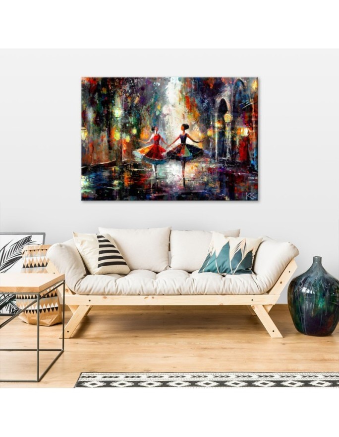 Stylish canvas print - Dancing ballerinas | FEEBY