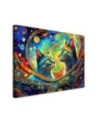 Picture on canvas - Abstract Cats | FEEBY
