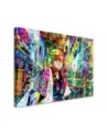 Stylish canvas print - Woman in a Glamour Mask | FEEBY