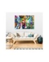 Stylish canvas print - Woman in a Glamour Mask | FEEBY