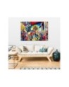 Stylish painting - Woman Abstraction Colourful | FEEBY