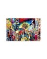 Stylish painting - Woman Abstraction Colourful | FEEBY