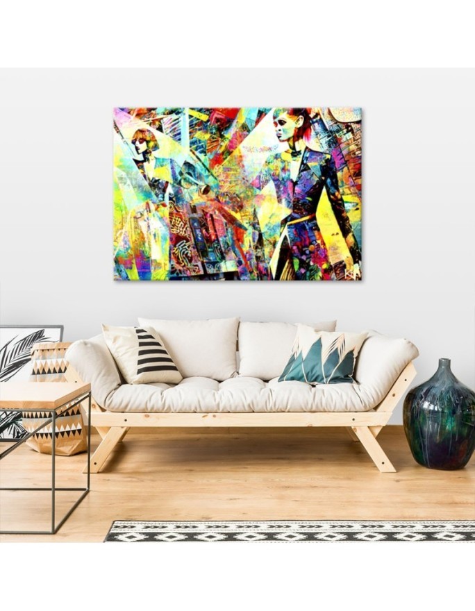 Stylish canvas print - Fashionable Woman Glamour | FEEBY