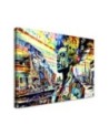 Painting for living room - Coloured Female Abstraction | FEEBY
