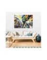 Painting for living room - Coloured Female Abstraction | FEEBY