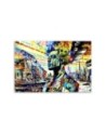 Painting for living room - Coloured Female Abstraction | FEEBY