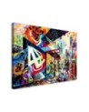 Picture on canvas - Colourful city | FEEBY