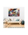 Picture on canvas - Colourful city | FEEBY