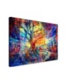 Modern canvas print - Tree Colourful Abstraction | FEEBY