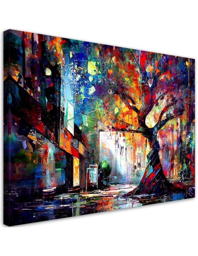 Modern painting for living room - Abstract Tree | FEEBY