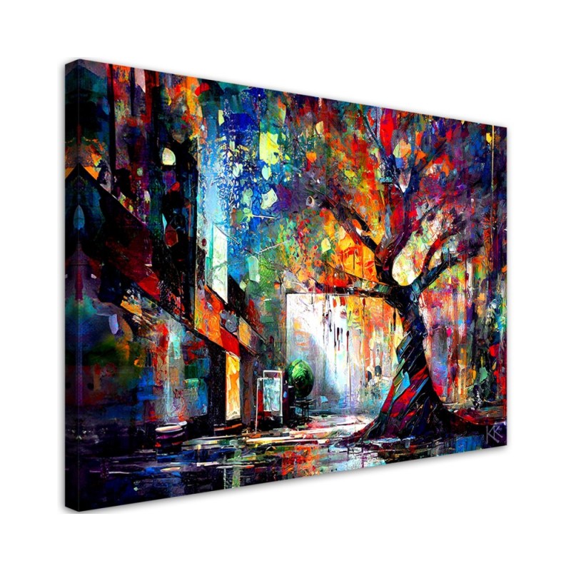 Modern painting for living room - Abstract Tree | FEEBY