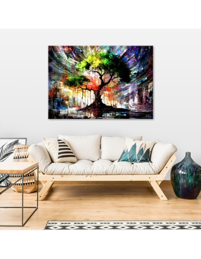 Modern painting for bedroom - Abstract Tree Nature | FEEBY