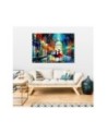 Stylish canvas print - Dancing ballerinas Abstract | FEEBY