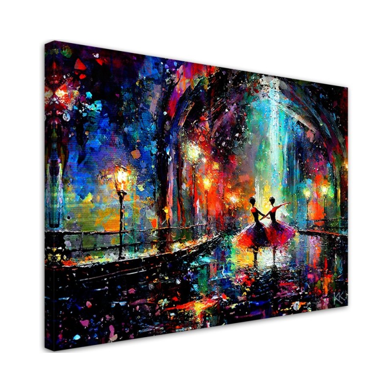 Stylish painting for the living room - Ballerinas Music Dance | FEEBY