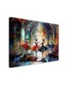 Stylish canvas print - Ballerinas Dance Music | FEEBY