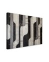 Painting for living room - Grey Retro Abstraction | FEEBY