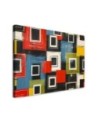 Modern painting - Retro colourful Abstract | FEEBY