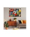 Modern painting - Retro colourful Abstract | FEEBY