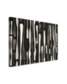 Modern canvas print - Black and white Retro | FEEBY