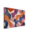 Stylish canvas print - Colourful Vintage Abstraction | FEEBY