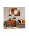 Stylish canvas print - Beige Vintage Abstraction | FEEBY