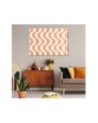 Modern painting - Wavy Retro Abstraction | FEEBY