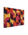 Modern canvas print - Colourful Retro Mosaic | FEEBY