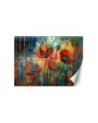 Modern wallpaper - Abstract Flowers Poppies | FEEBY