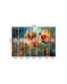 Modern wallpaper - Abstract Flowers Poppies | FEEBY
