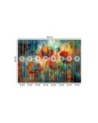 Modern wallpaper - Abstract Flowers Poppies | FEEBY