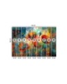 Modern wallpaper - Abstract Flowers Poppies | FEEBY