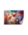 Modern wall mural - Abstract Poppies | FEEBY