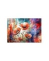 Modern wall mural - Abstract Poppies | FEEBY