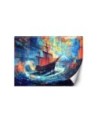 Wall mural for living room - Ship at sea | FEEBY