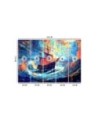 Wall mural for living room - Ship at sea | FEEBY